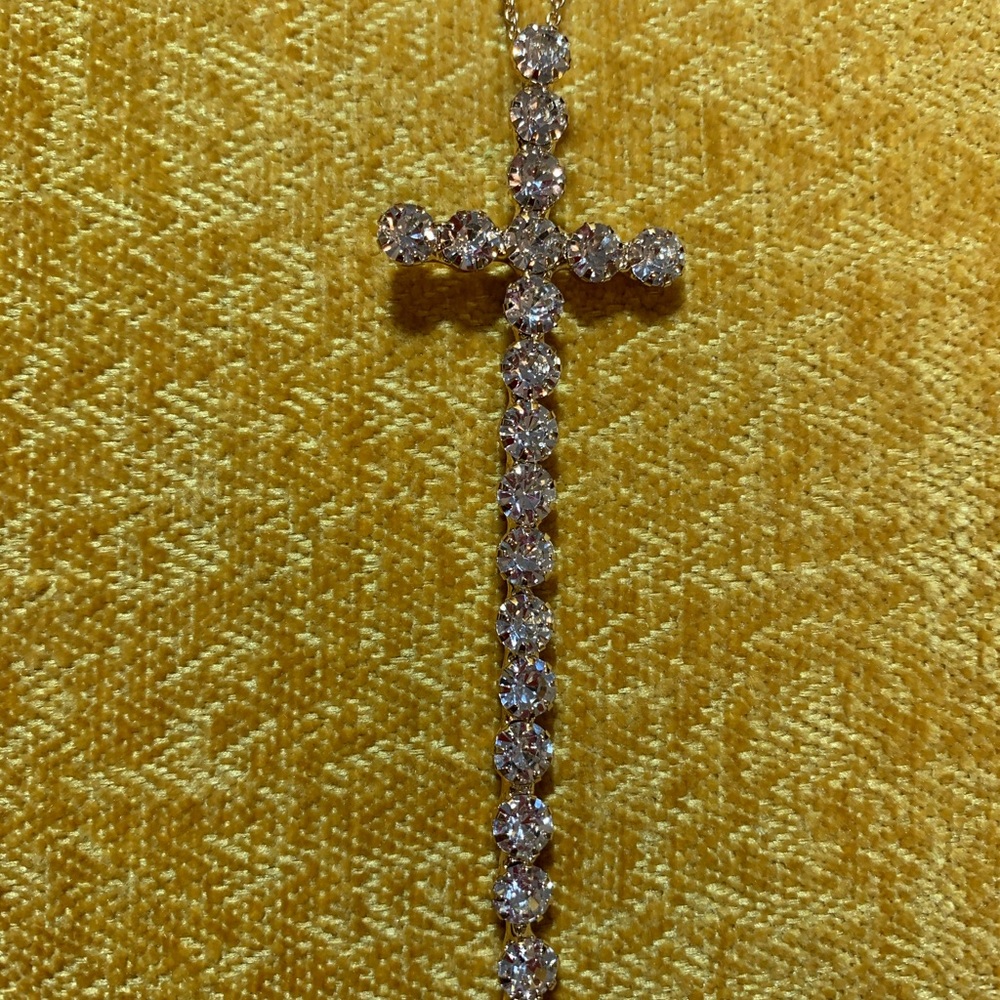 🆕Double Cross Necklace - Picture 7 of 7